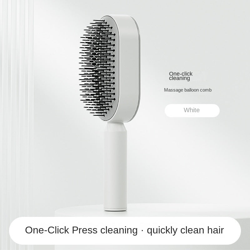 Self Cleaning Hair Brush Massage Scalp Promote Blood Circulation