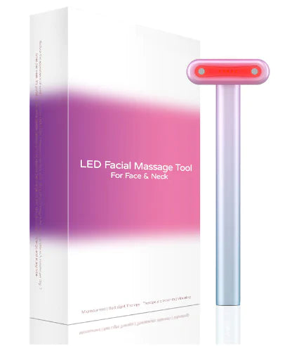 4 in 1 Skin Care Tool facial massage, EMS micro current treatment, red light therapy