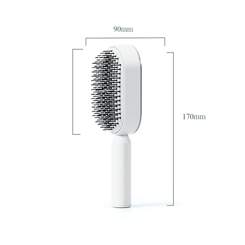 Self Cleaning Hair Brush Massage Scalp Promote Blood Circulation