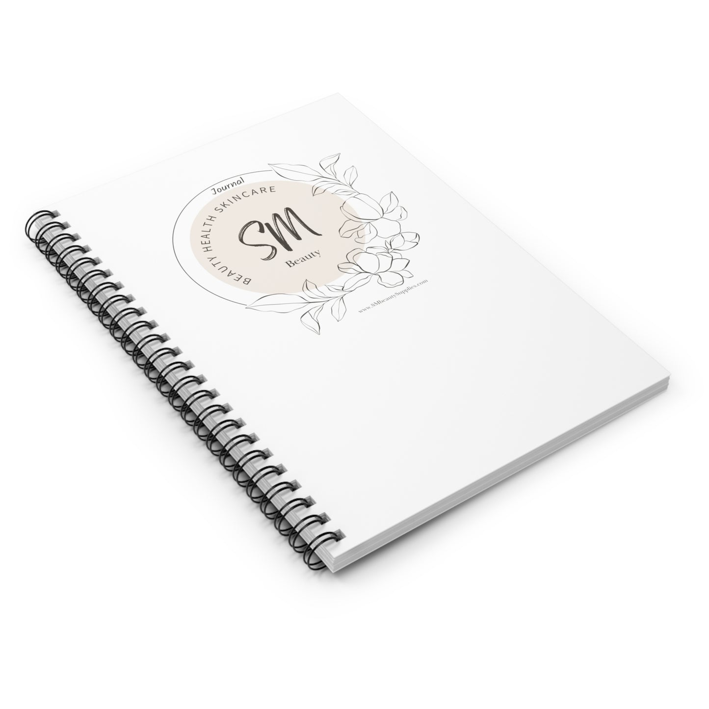 SM Beauty Journal - Spiral Notebook - Ruled Line