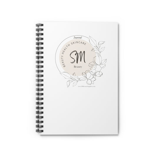SM Beauty Journal - Spiral Notebook - Ruled Line