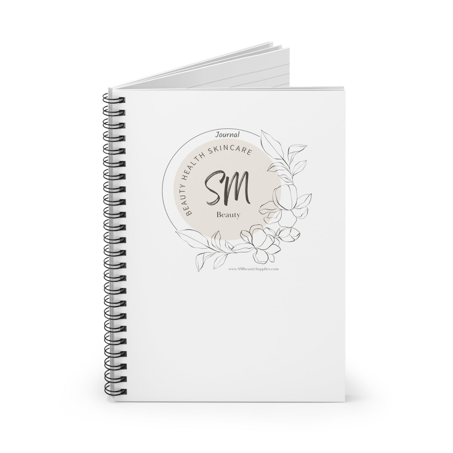 SM Beauty Journal - Spiral Notebook - Ruled Line